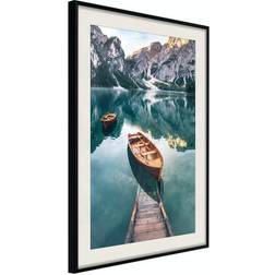 Arkiio Affisch Boats In Dolomites [Poster] 40x60 Poster